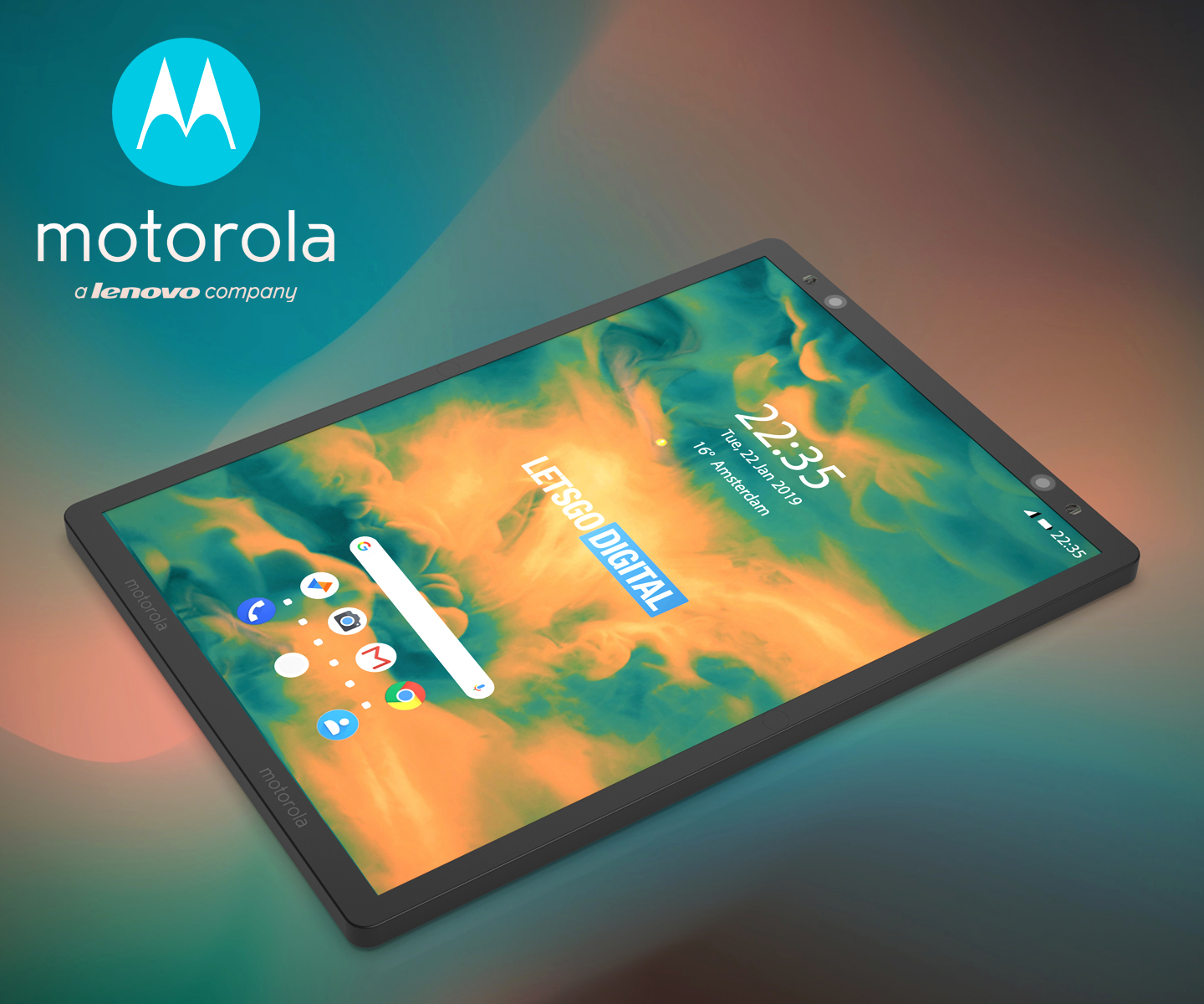 Opvouwbare Motorola smartphone